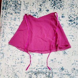 Magenta Purple Pink Ballet Wrap Around Skirt